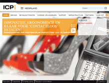 Tablet Screenshot of icp-companies.nl